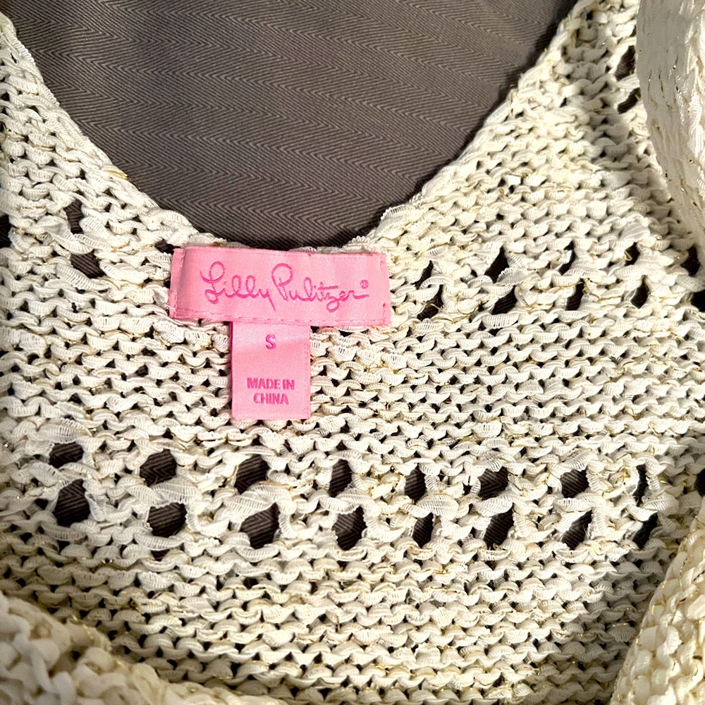 Lilly Pulitzer knit metallic tank!
